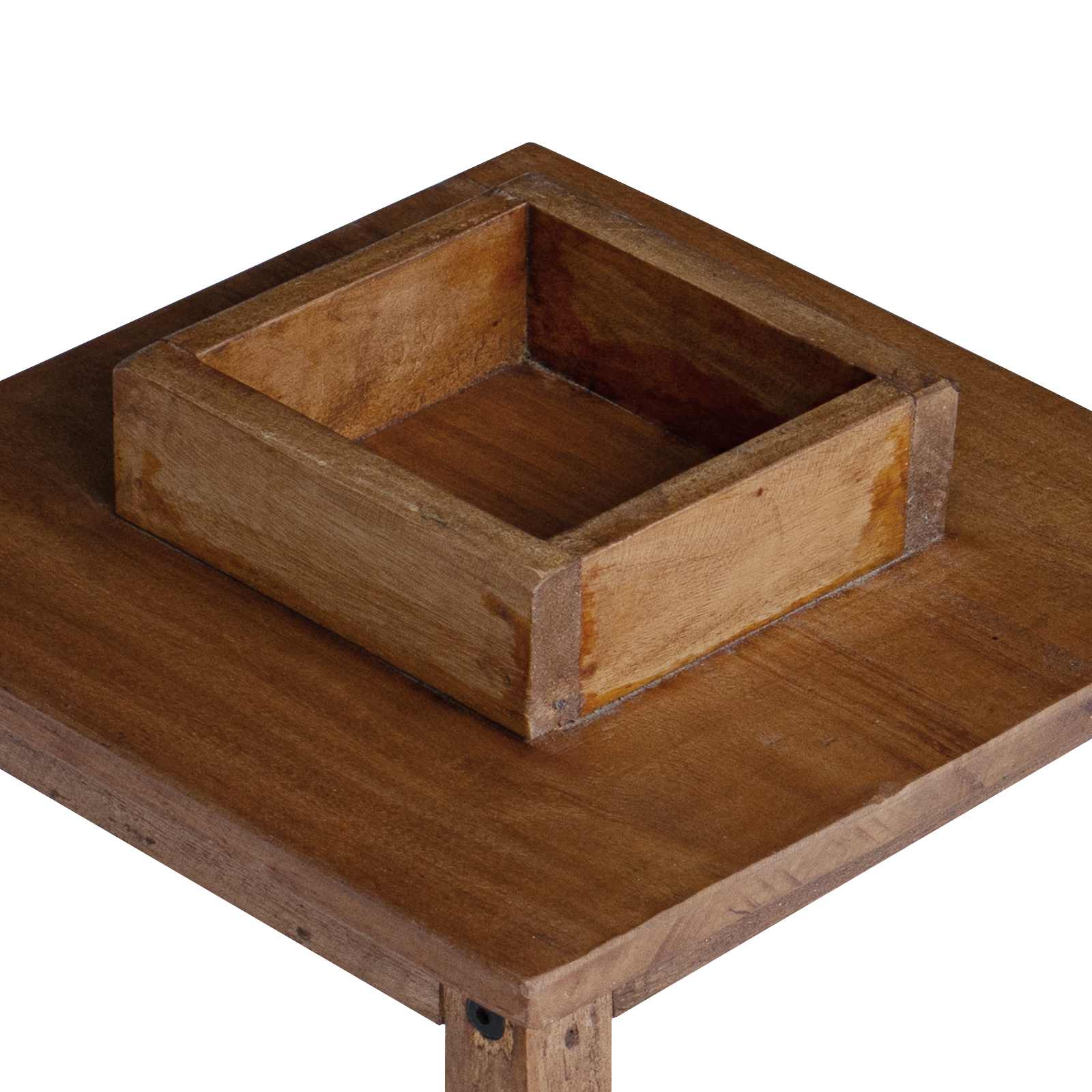 Lantaarn 3 pcs Naturel Mahoniehout is nu te koop bij PeponiXL, paradijselijk wonen!