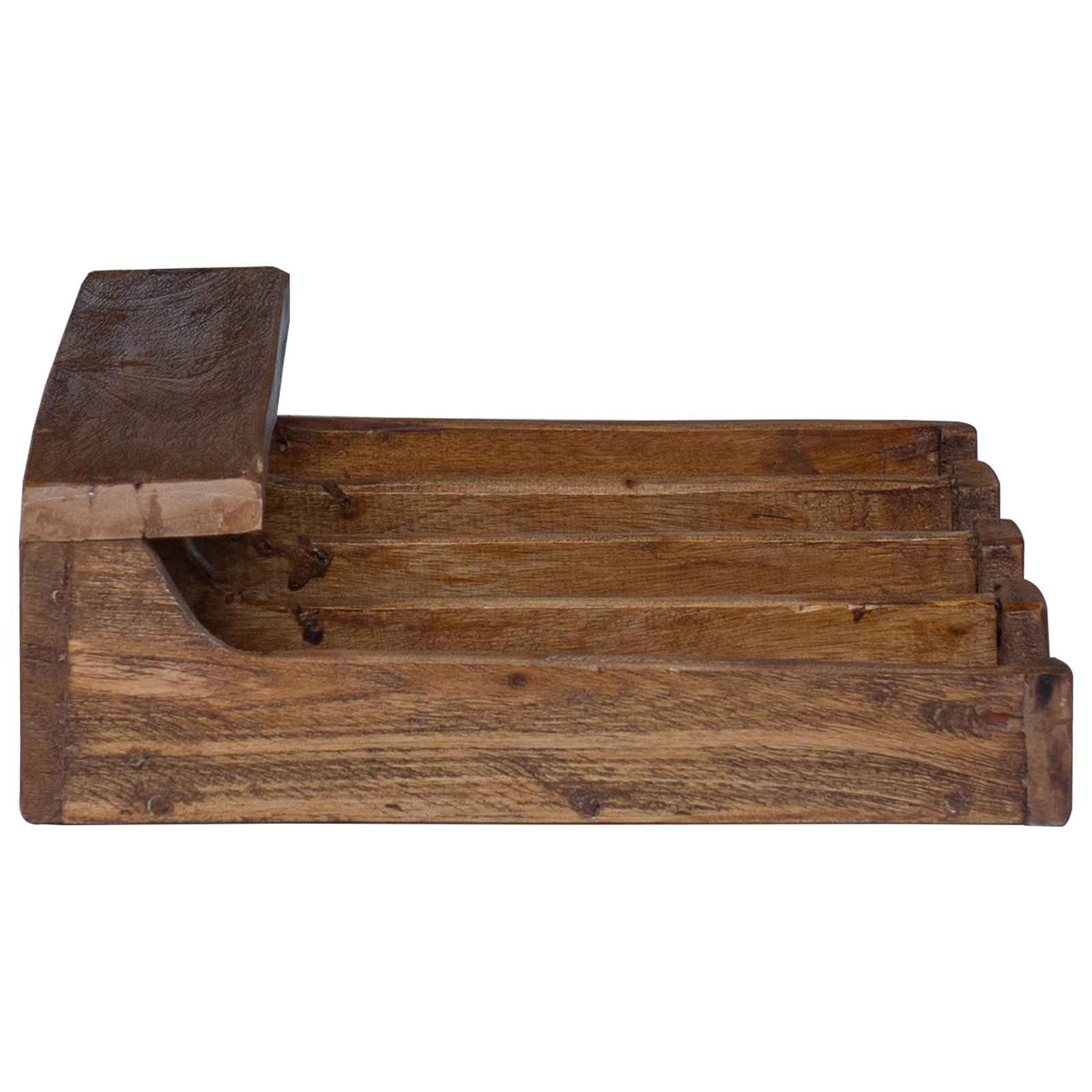 Koffer Bruin 36 x 30 x 10 cm Massief Mahoniehout is nu te koop bij PeponiXL, paradijselijk wonen!