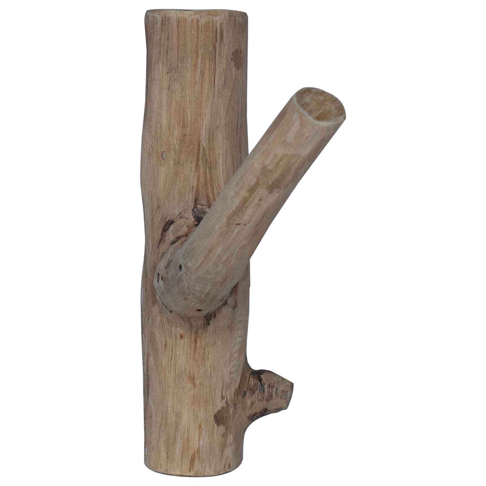 Haak Bruin 4 x 4 x 14 cm Massief Gerecycled Hout is nu te koop bij PeponiXL, paradijselijk wonen!