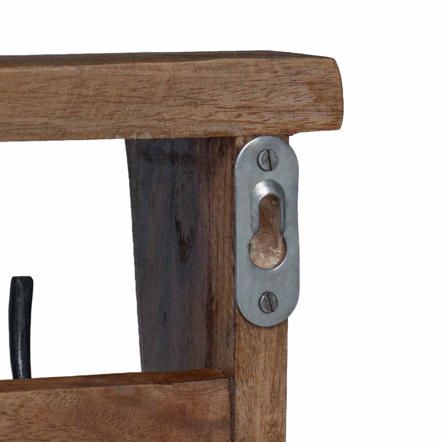 Hanger Bruin 50 x 10 x 14 cm Massief Mahoniehout is nu te koop bij PeponiXL, paradijselijk wonen!