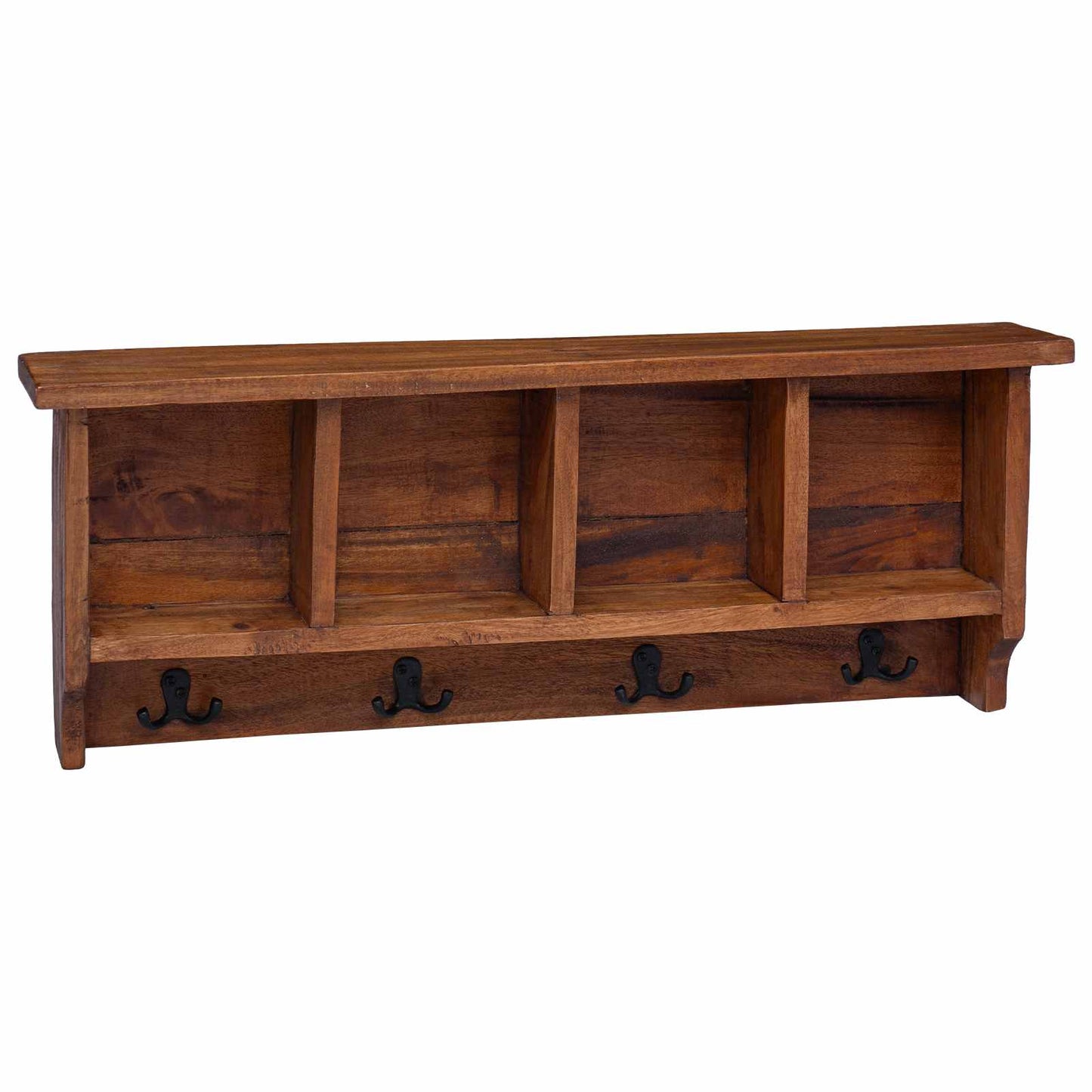 Hanger Bruin 70 x 11 x 27 cm Massief Mahoniehout is nu te koop bij PeponiXL, paradijselijk wonen!