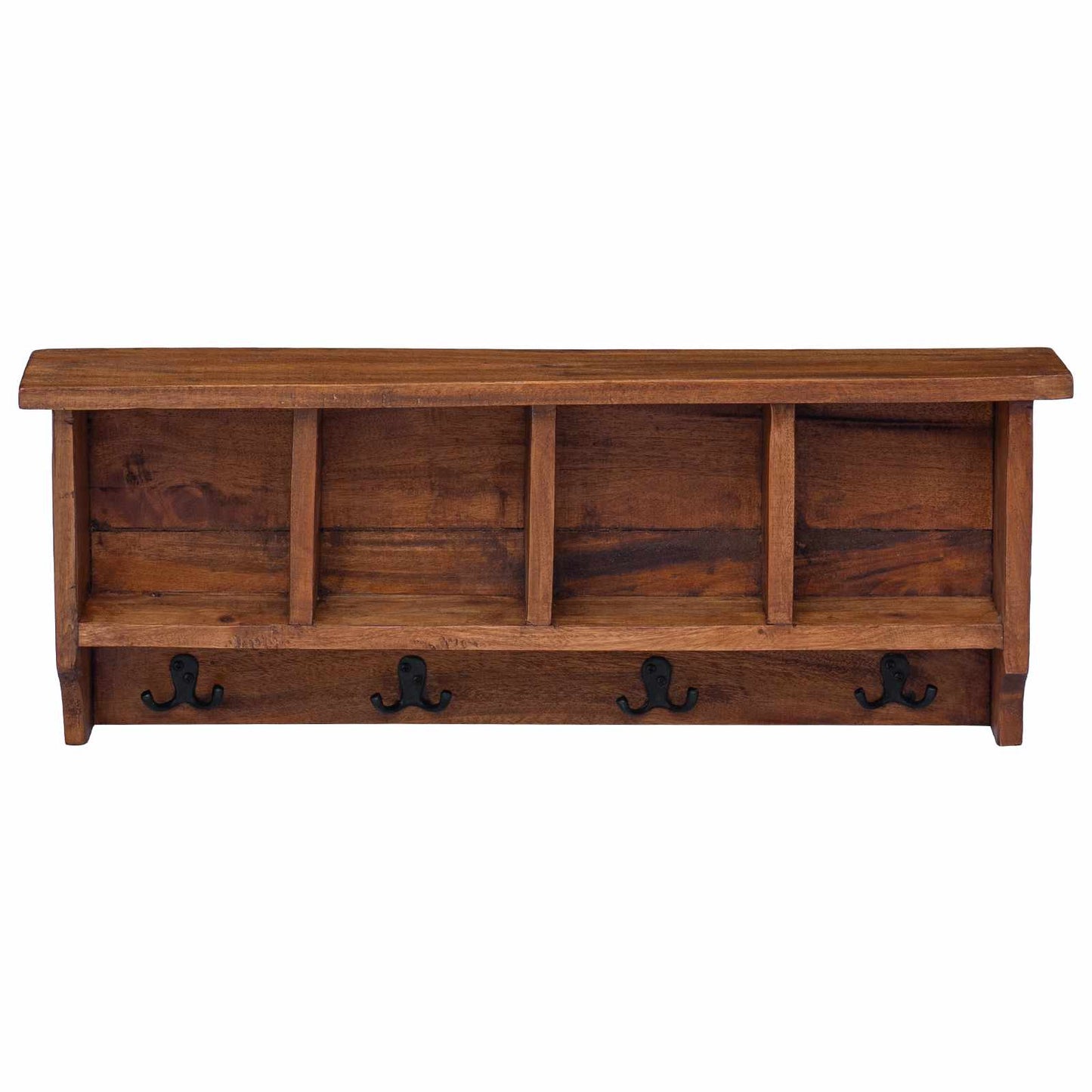 Hanger Bruin 70 x 11 x 27 cm Massief Mahoniehout is nu te koop bij PeponiXL, paradijselijk wonen!