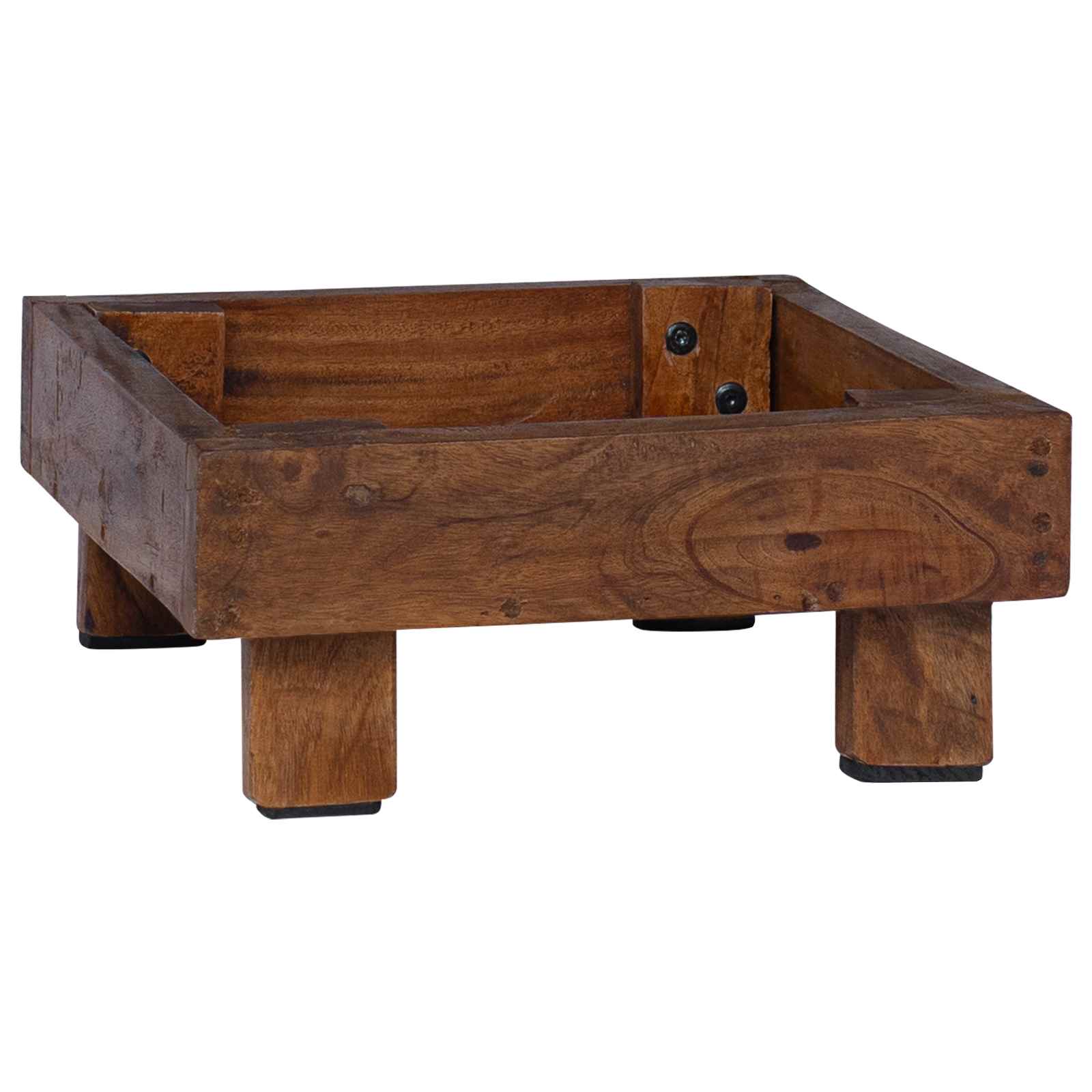 Plantenstandaard 3 pcs Bruin Mahoniehout is nu te koop bij PeponiXL, paradijselijk wonen!
