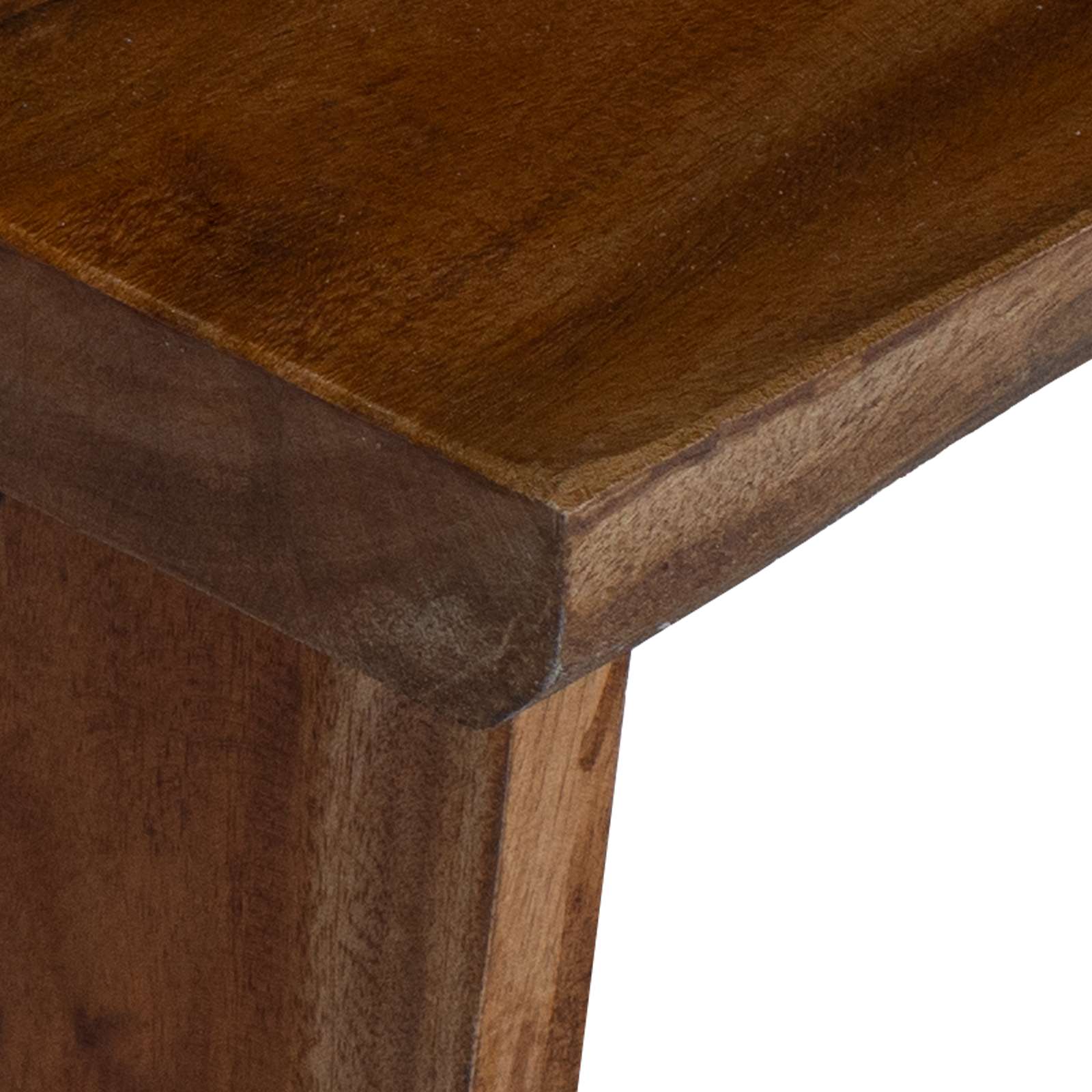 Kruk Naturel 29 x 20 x 17 cm Mahoniehout is nu te koop bij PeponiXL, paradijselijk wonen!