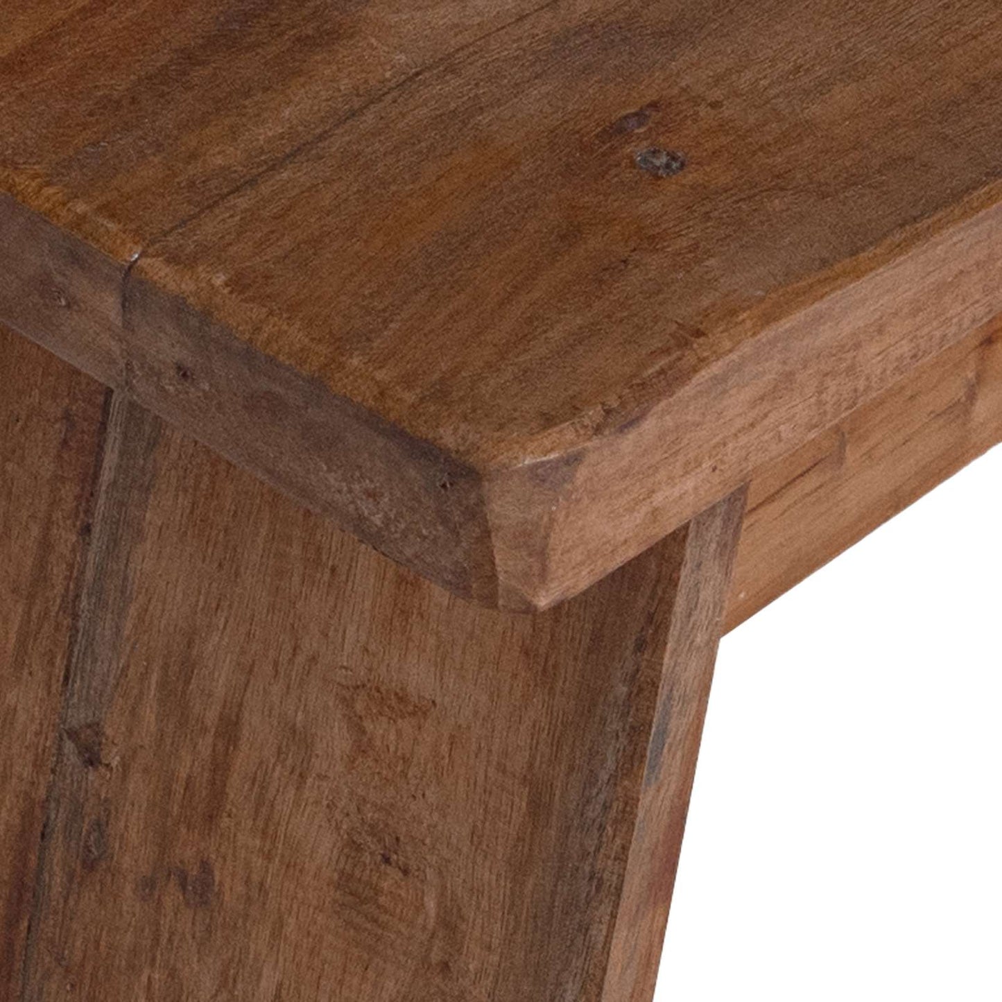 Kruk Naturel 40 x 25 x 31 cm Mahoniehout is nu te koop bij PeponiXL, paradijselijk wonen!