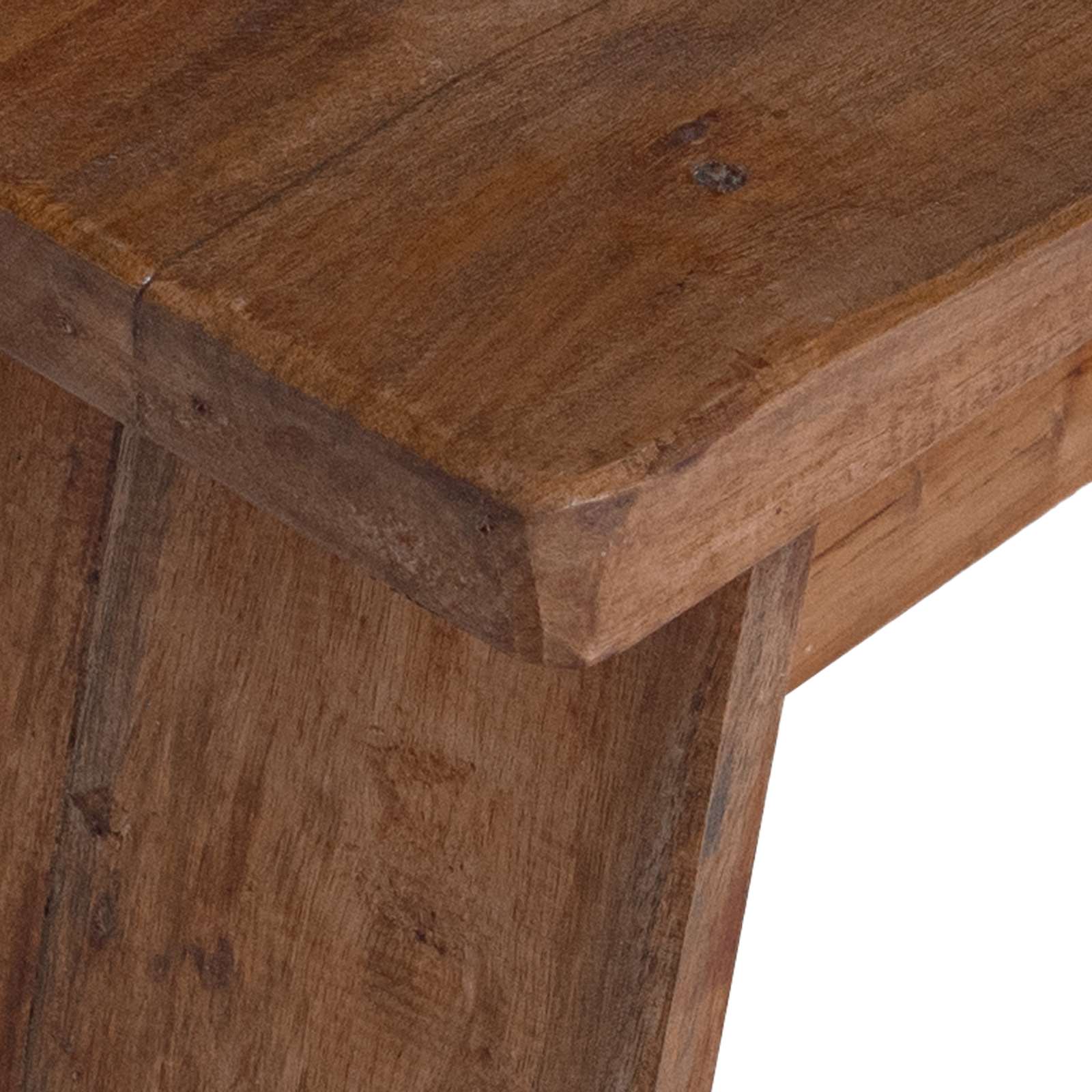 Kruk Naturel 40 x 25 x 31 cm Mahoniehout is nu te koop bij PeponiXL, paradijselijk wonen!