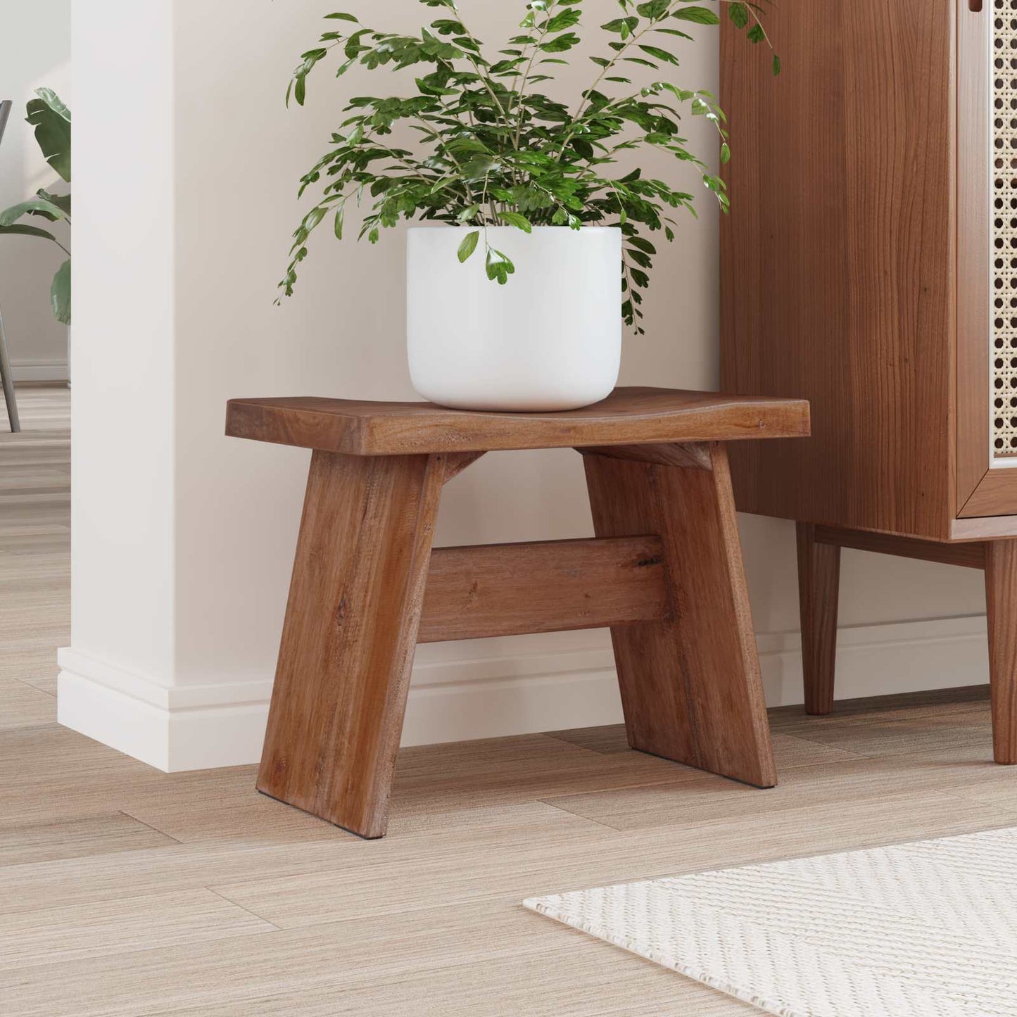 Kruk Naturel 40 x 25 x 31 cm Mahoniehout is nu te koop bij PeponiXL, paradijselijk wonen!