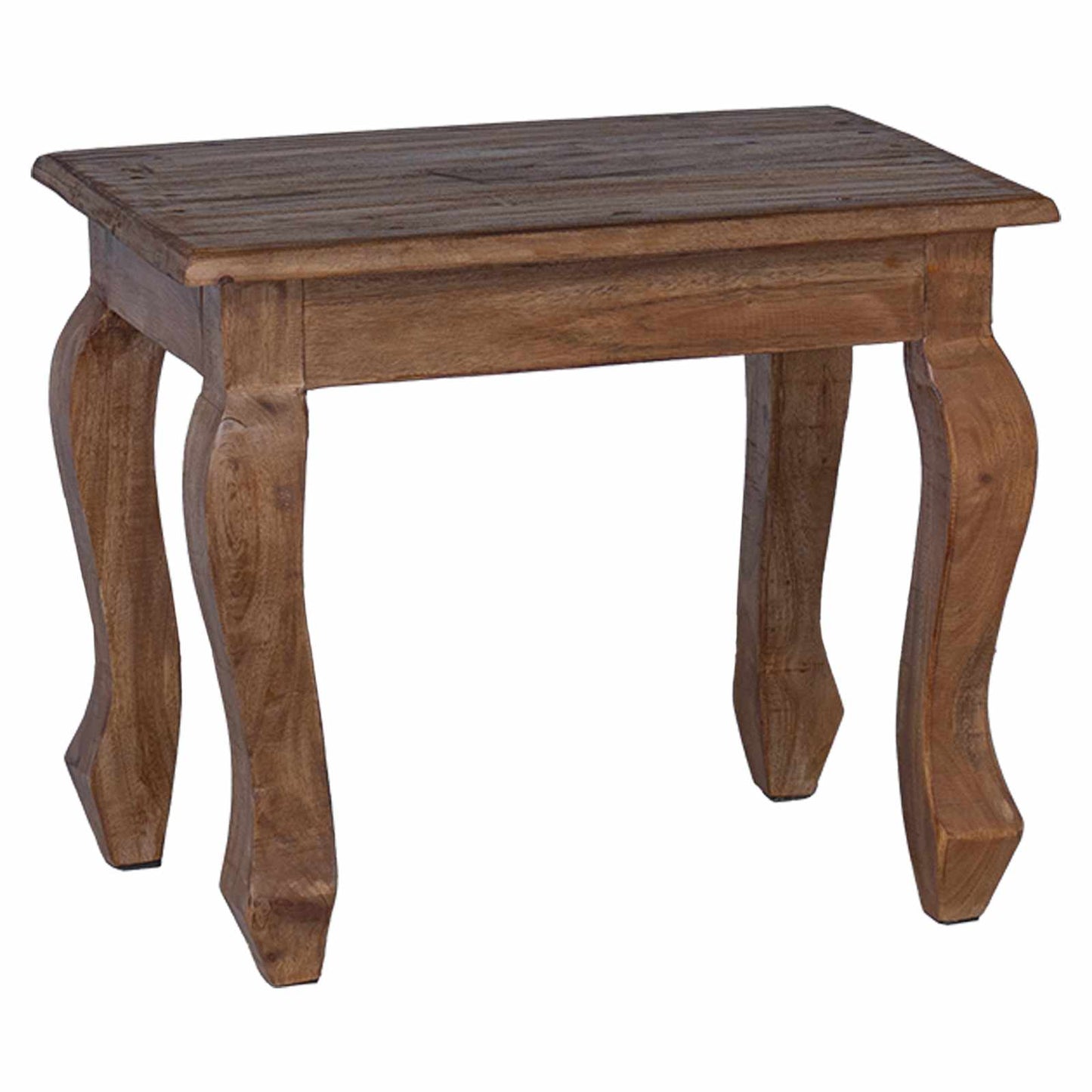 Nesttafel 3 pcs Bruin Massief mahoniehout is nu te koop bij PeponiXL, paradijselijk wonen!