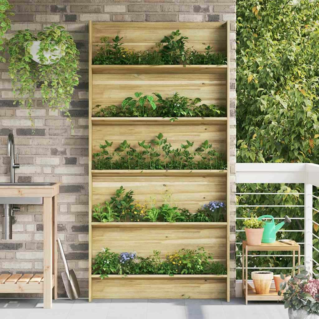 Plantenplanken Bruin 90 x 15 x 180 cm Geïmpregneerd grenenhout is nu te koop bij PeponiXL, paradijselijk wonen!