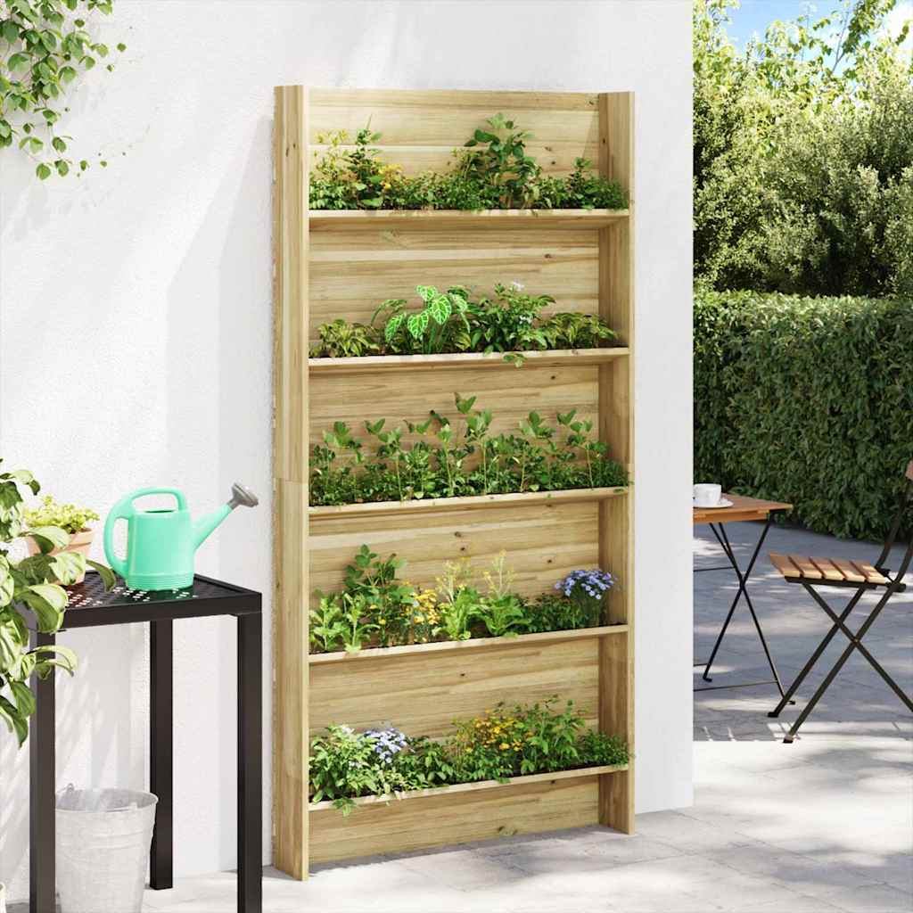 Plantenplanken Bruin 90 x 15 x 180 cm Geïmpregneerd grenenhout is nu te koop bij PeponiXL, paradijselijk wonen!