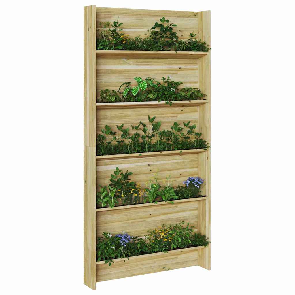 Plantenplanken Bruin 90 x 15 x 180 cm Geïmpregneerd grenenhout is nu te koop bij PeponiXL, paradijselijk wonen!