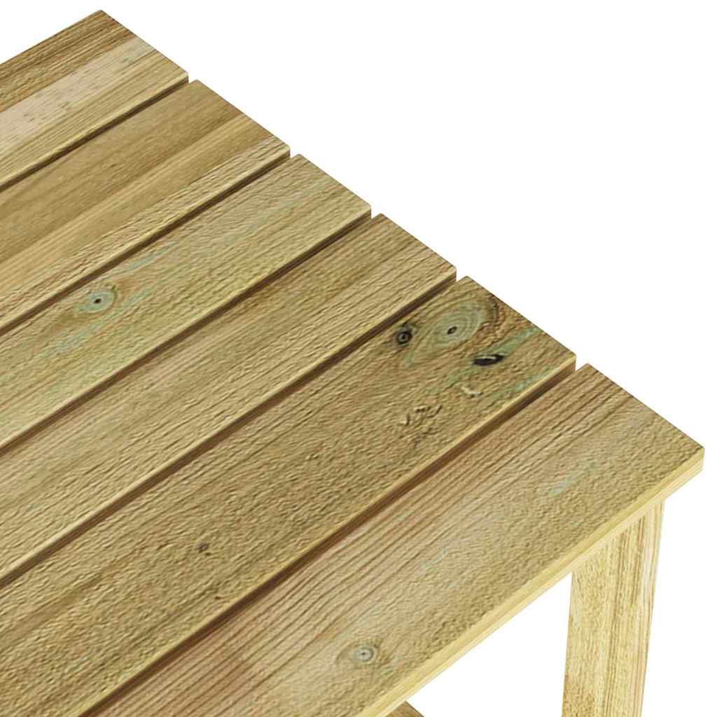 Tafel Naturel 50,5 x 50 x 46 cm Geïmpregneerd grenenhout is nu te koop bij PeponiXL, paradijselijk wonen!