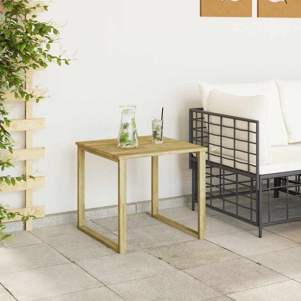 Tafel Naturel 50,5 x 50 x 46 cm Geïmpregneerd grenenhout is nu te koop bij PeponiXL, paradijselijk wonen!