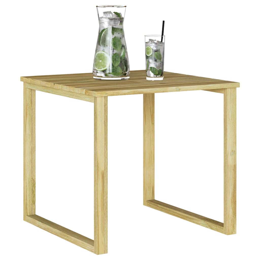Tafel Naturel 50,5 x 50 x 46 cm Geïmpregneerd grenenhout is nu te koop bij PeponiXL, paradijselijk wonen!