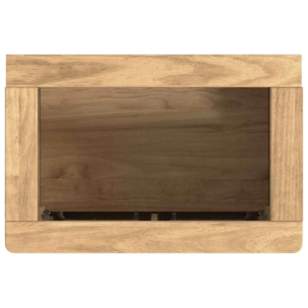 Badkamermeubelset FLORO 3 pcs Wasbruin Massief Vurenhout is nu te koop bij PeponiXL, paradijselijk wonen!