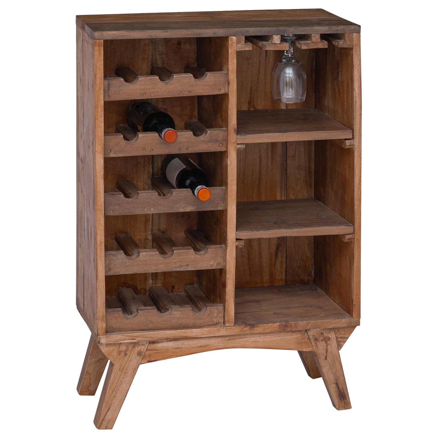 Rek Bruin 60 x 30 x 90 cm Massief Gerecycled Hout is nu te koop bij PeponiXL, paradijselijk wonen!