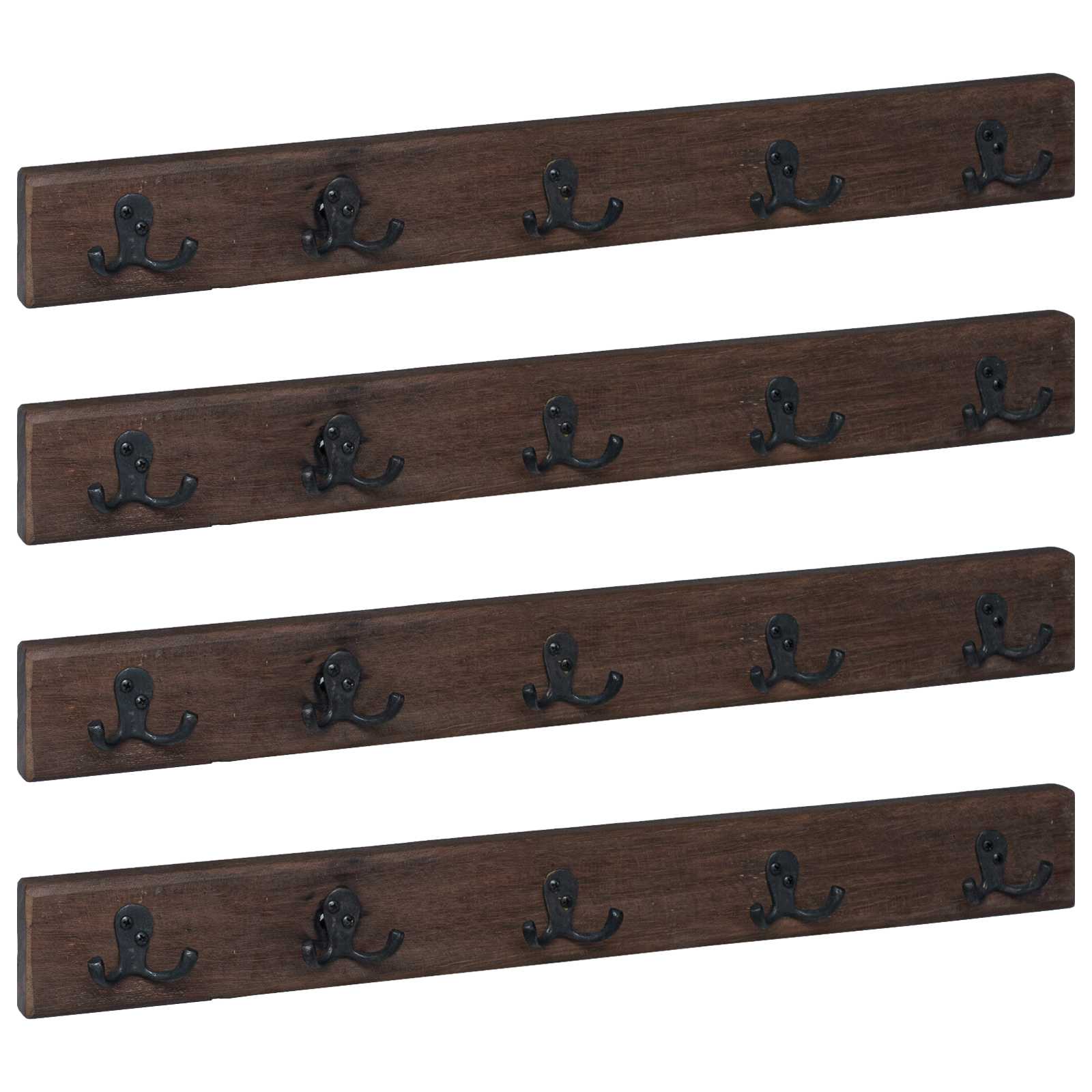 Hanger Bruin 60 x 7 x 8 cm Massief Gerecycled Hout is nu te koop bij PeponiXL, paradijselijk wonen!