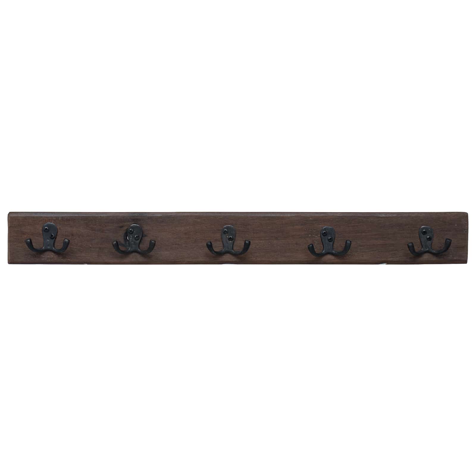 Hanger Bruin 60 x 7 x 8 cm Massief Gerecycled Hout is nu te koop bij PeponiXL, paradijselijk wonen!
