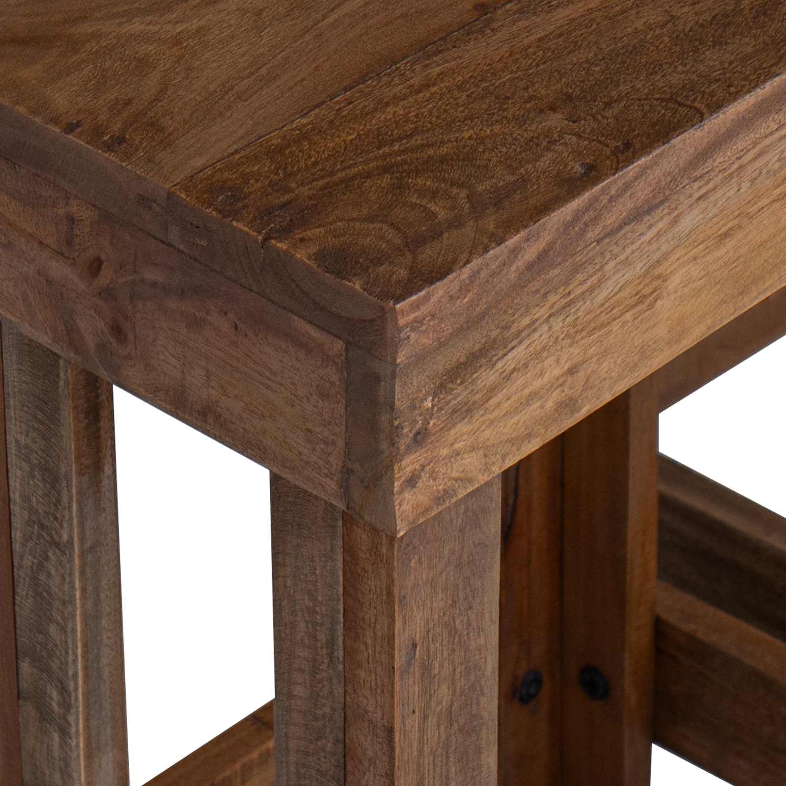 Plantenstandaard 2 pcs Bruin 70 x 11 x 27 cm Mahoniehout is nu te koop bij PeponiXL, paradijselijk wonen!