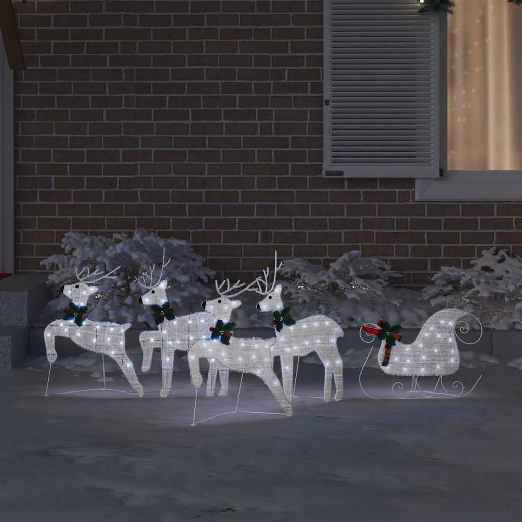 LED Rendieren 5 pcs Zilver Stof is nu te koop bij PeponiXL, paradijselijk wonen!