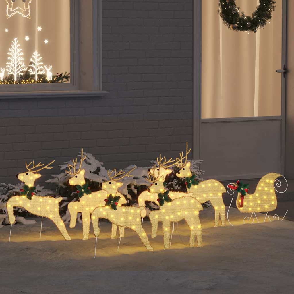 LED Rendieren 7 pcs Goud Stof is nu te koop bij PeponiXL, paradijselijk wonen!