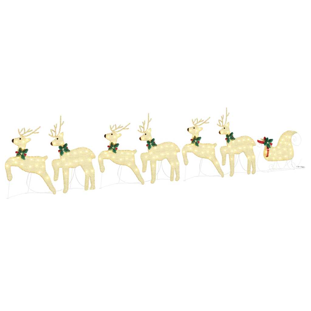 LED Rendieren 7 pcs Goud Stof is nu te koop bij PeponiXL, paradijselijk wonen!