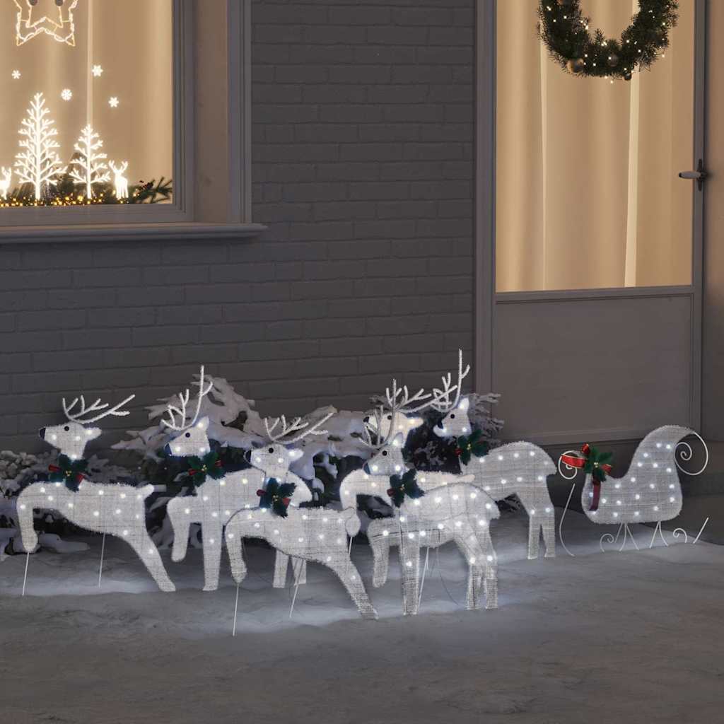 LED Rendieren 7 pcs Zilver Stof is nu te koop bij PeponiXL, paradijselijk wonen!