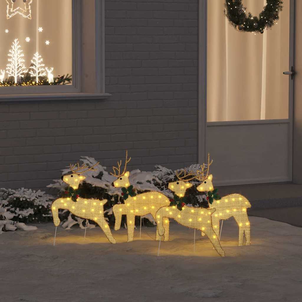 LED Rendieren 4 pcs Goud Stof is nu te koop bij PeponiXL, paradijselijk wonen!