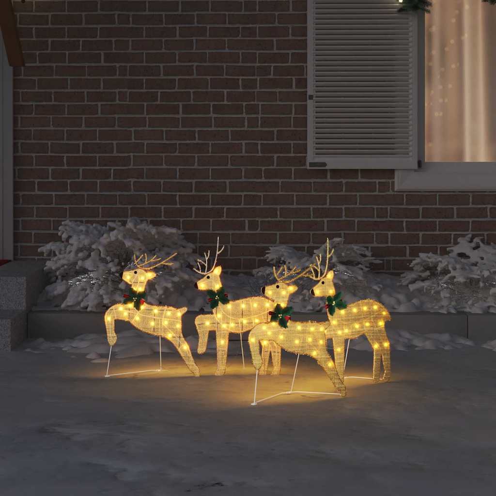 LED Rendieren 4 pcs Goud Stof is nu te koop bij PeponiXL, paradijselijk wonen!