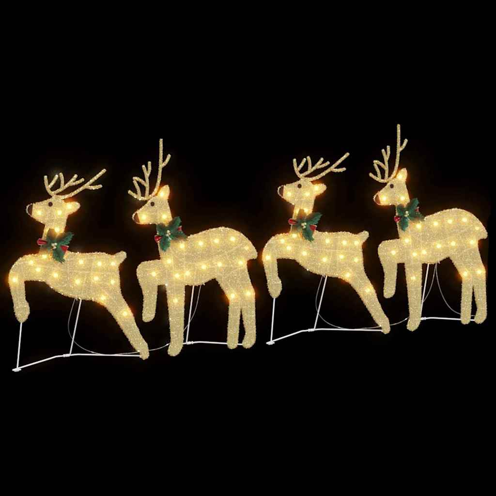 LED Rendieren 4 pcs Goud Stof is nu te koop bij PeponiXL, paradijselijk wonen!