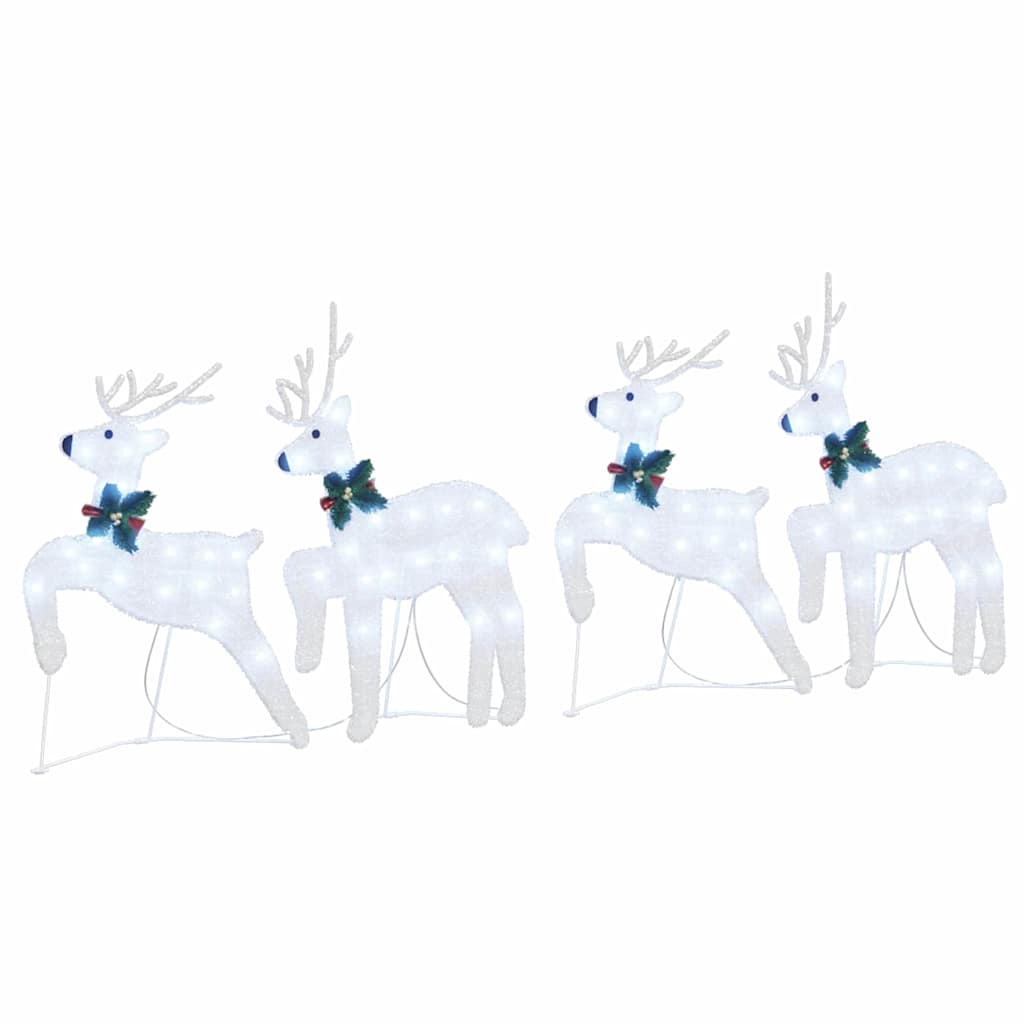 LED Rendieren 4 pcs Zilver Stof is nu te koop bij PeponiXL, paradijselijk wonen!