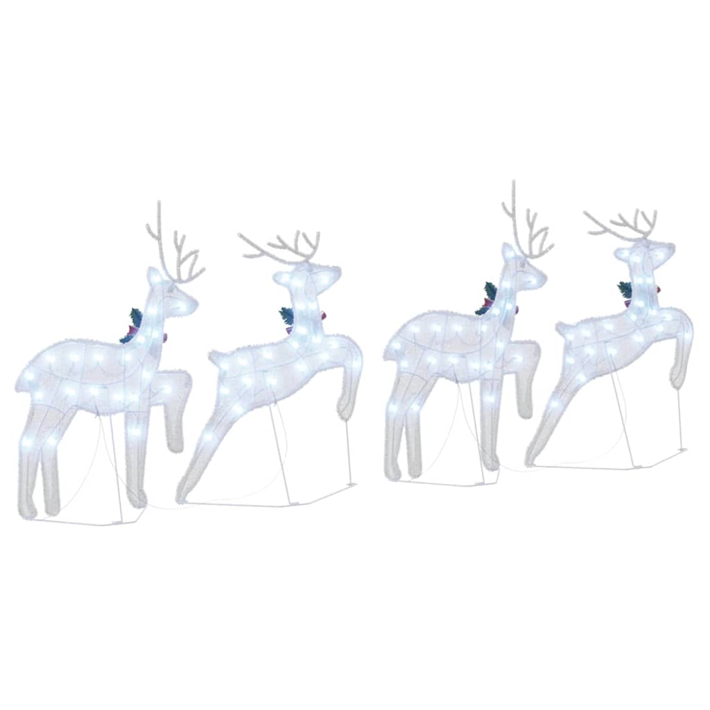 LED Rendieren 4 pcs Zilver Stof is nu te koop bij PeponiXL, paradijselijk wonen!