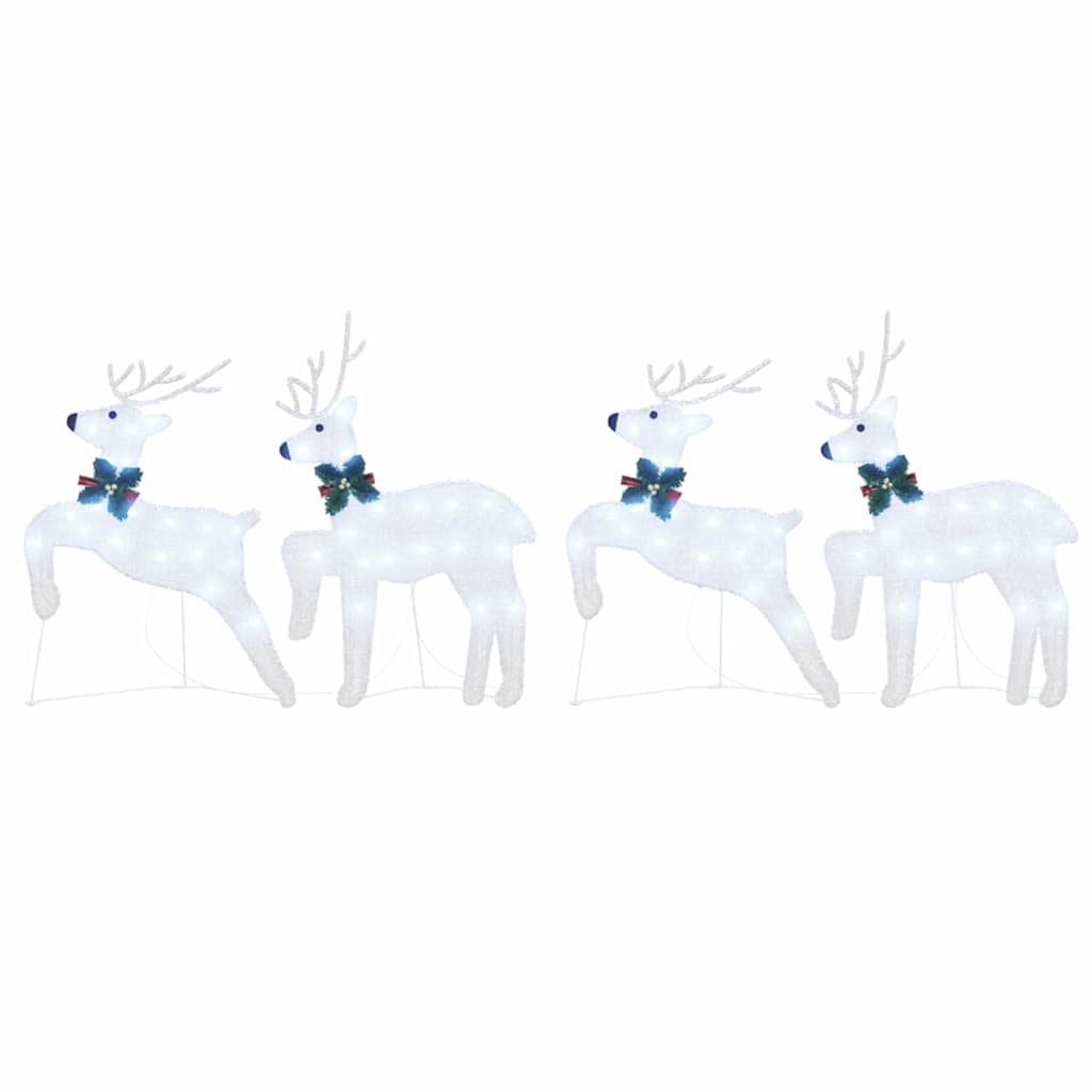 LED Rendieren 4 pcs Zilver Stof is nu te koop bij PeponiXL, paradijselijk wonen!