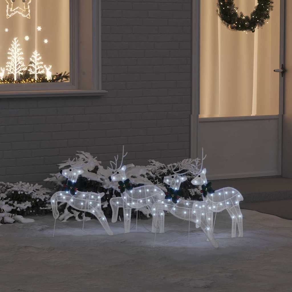 LED Rendieren 4 pcs Wit Stof is nu te koop bij PeponiXL, paradijselijk wonen!