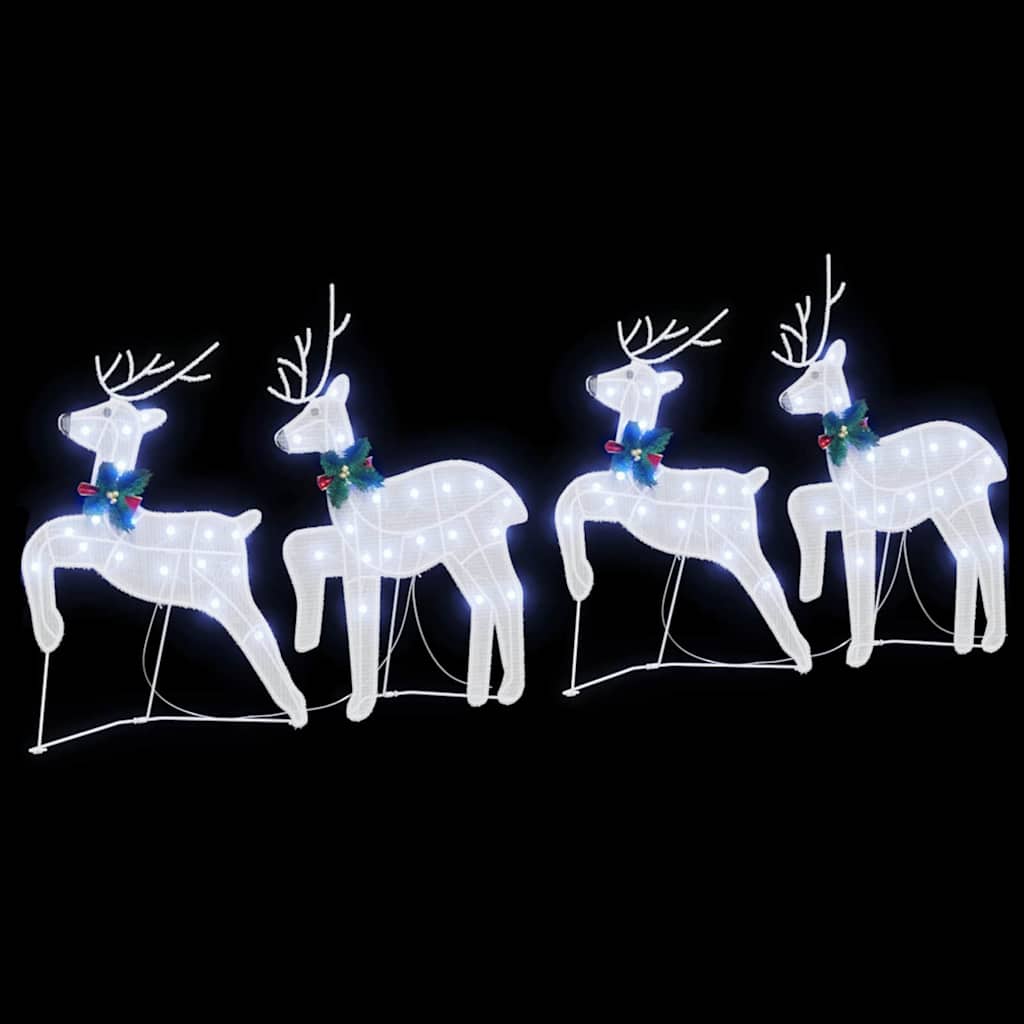LED Rendieren 4 pcs Wit Stof is nu te koop bij PeponiXL, paradijselijk wonen!