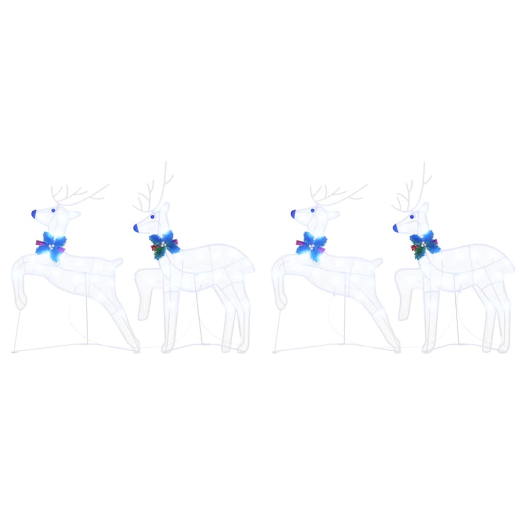 LED Rendieren 4 pcs Wit Stof is nu te koop bij PeponiXL, paradijselijk wonen!