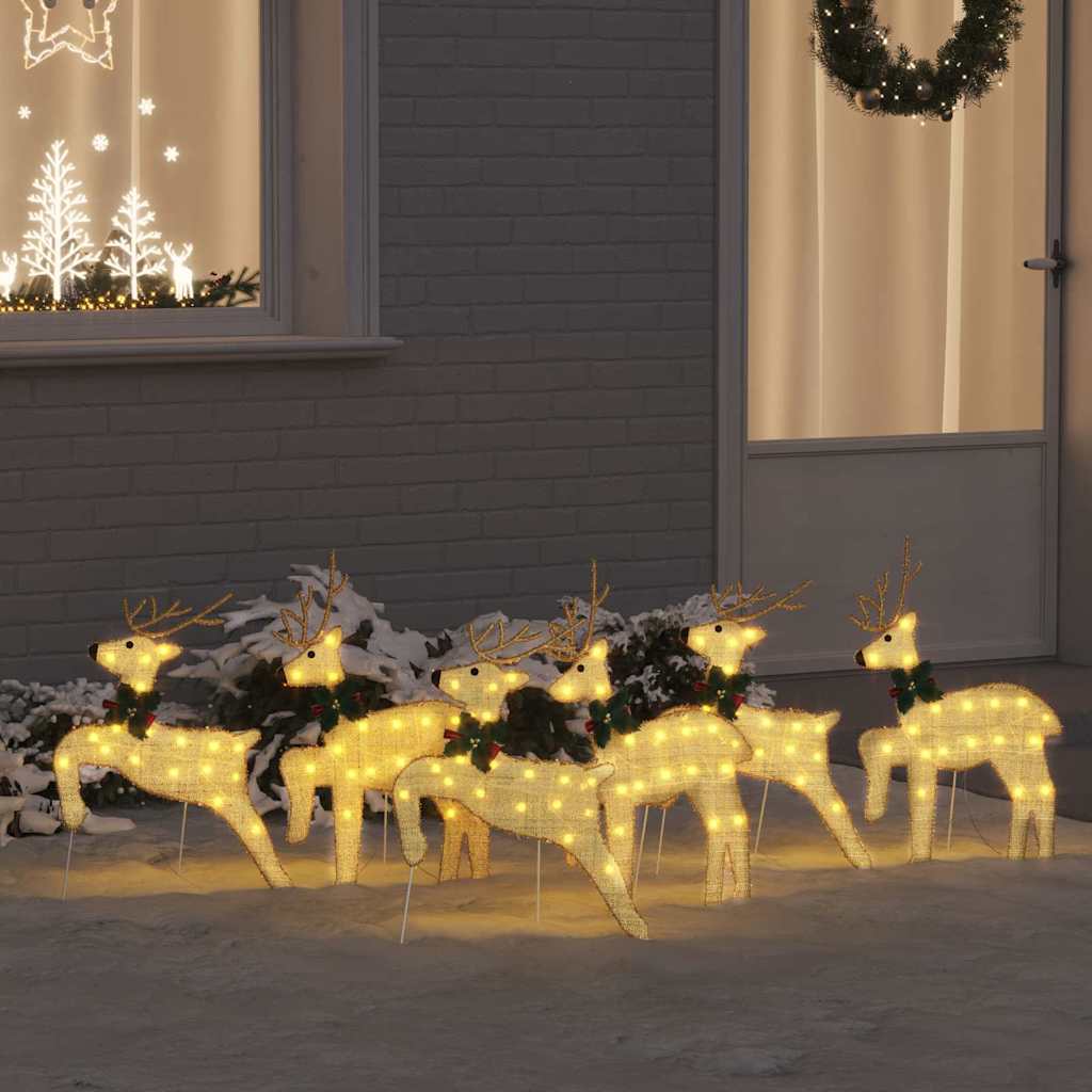 LED Rendieren 6 pcs Goud Stof is nu te koop bij PeponiXL, paradijselijk wonen!
