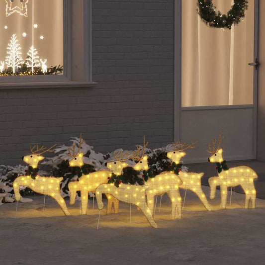 LED Rendieren 6 pcs Goud Stof is nu te koop bij PeponiXL, paradijselijk wonen!