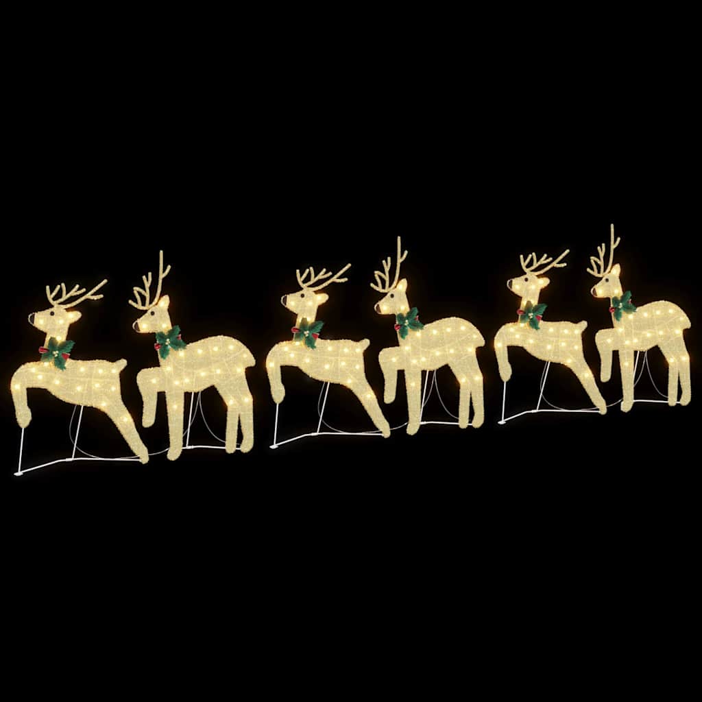 LED Rendieren 6 pcs Goud Stof is nu te koop bij PeponiXL, paradijselijk wonen!