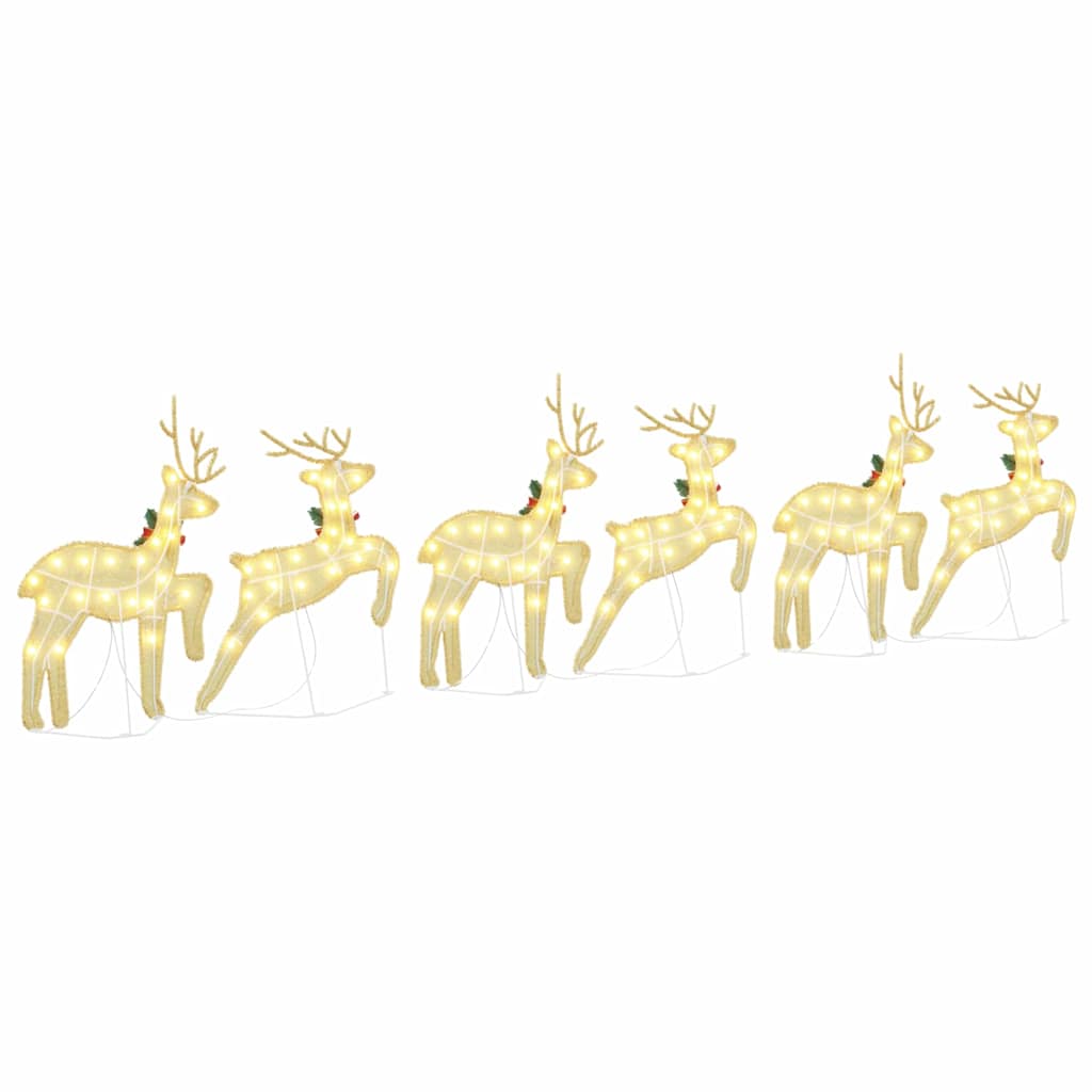 LED Rendieren 6 pcs Goud Stof is nu te koop bij PeponiXL, paradijselijk wonen!
