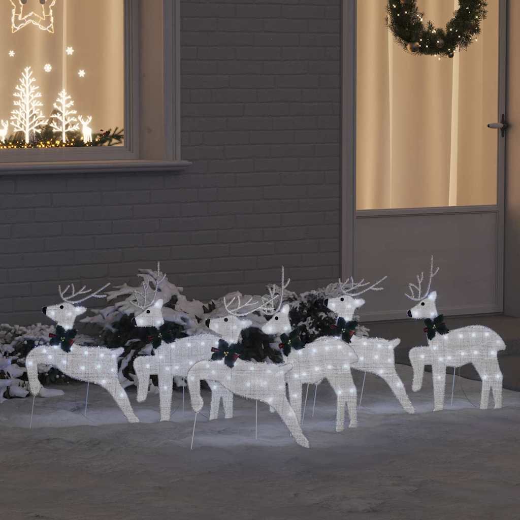 LED Rendieren 6 pcs Zilver Stof is nu te koop bij PeponiXL, paradijselijk wonen!