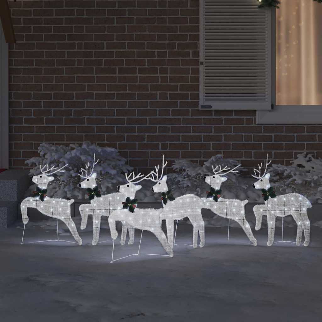 LED Rendieren 6 pcs Zilver Stof is nu te koop bij PeponiXL, paradijselijk wonen!