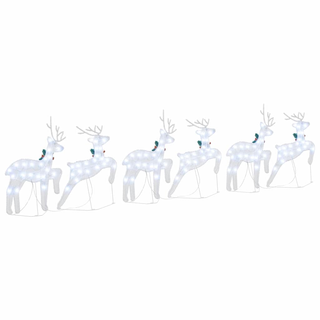 LED Rendieren 6 pcs Zilver Stof is nu te koop bij PeponiXL, paradijselijk wonen!