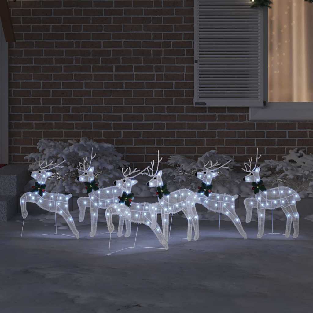 LED Rendieren 6 pcs Wit Stof is nu te koop bij PeponiXL, paradijselijk wonen!