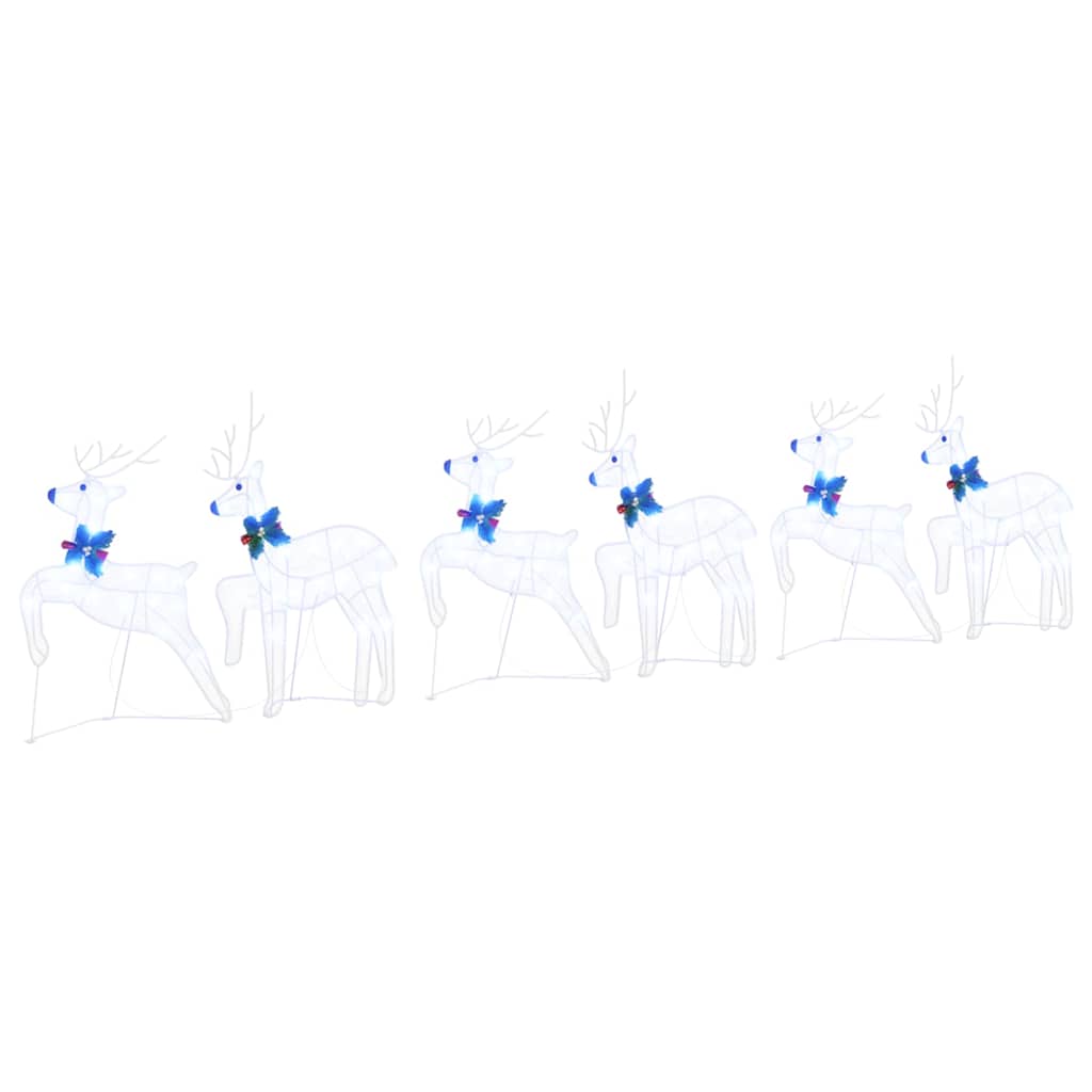 LED Rendieren 6 pcs Wit Stof is nu te koop bij PeponiXL, paradijselijk wonen!