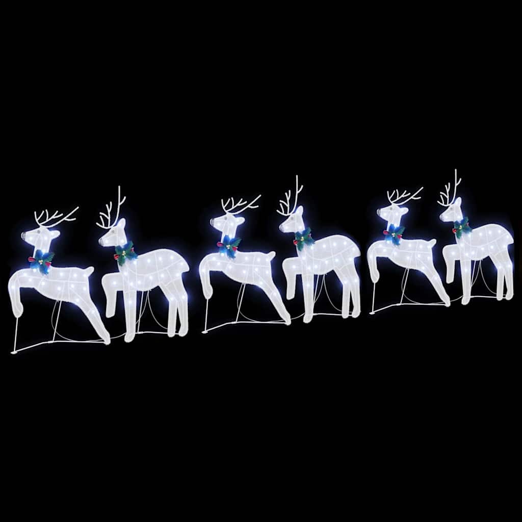 LED Rendieren 6 pcs Wit Stof is nu te koop bij PeponiXL, paradijselijk wonen!