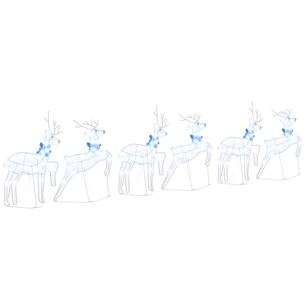 LED Rendieren 6 pcs Wit Stof is nu te koop bij PeponiXL, paradijselijk wonen!