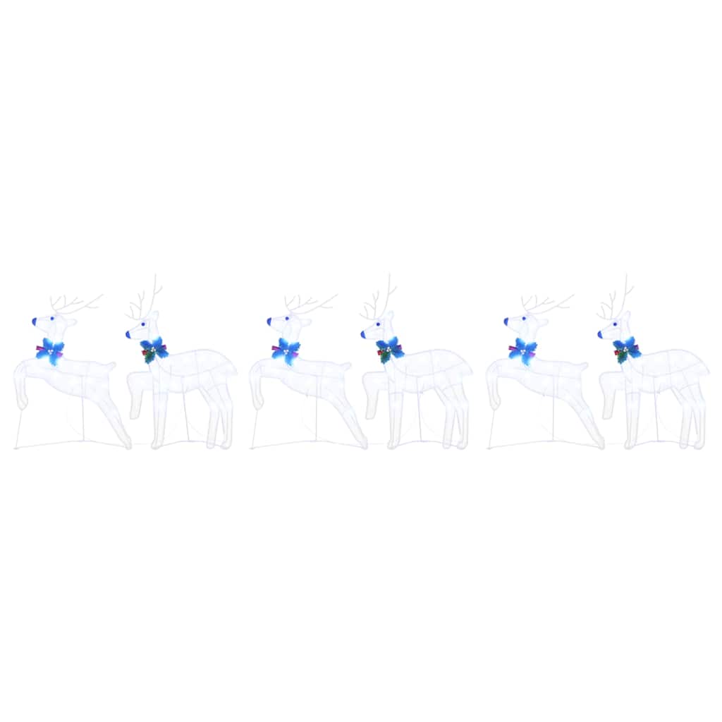 LED Rendieren 6 pcs Wit Stof is nu te koop bij PeponiXL, paradijselijk wonen!