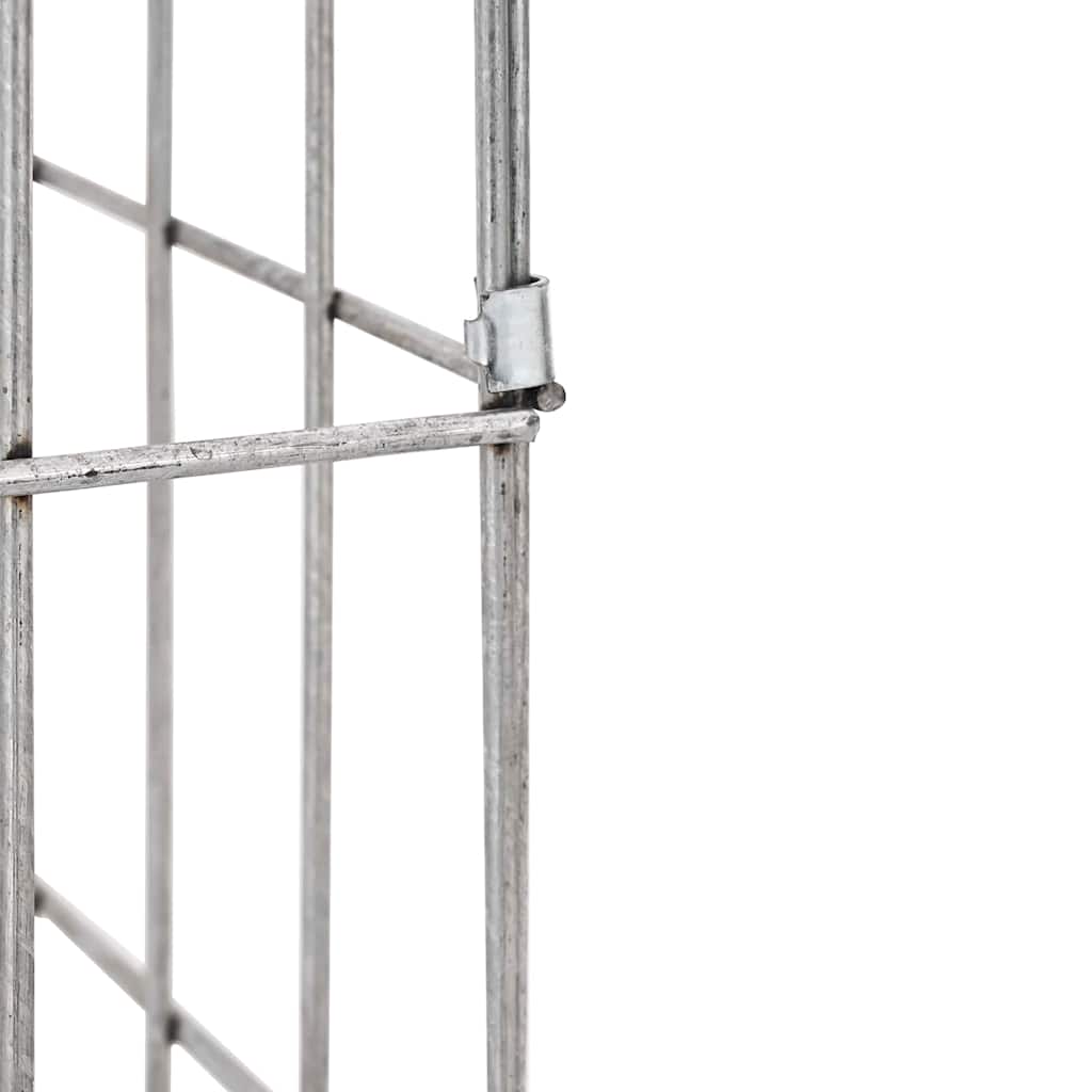 Gabion Kraan Zilver 26 x 25 x 50 cm Roestvrij staal is nu te koop bij PeponiXL, paradijselijk wonen!