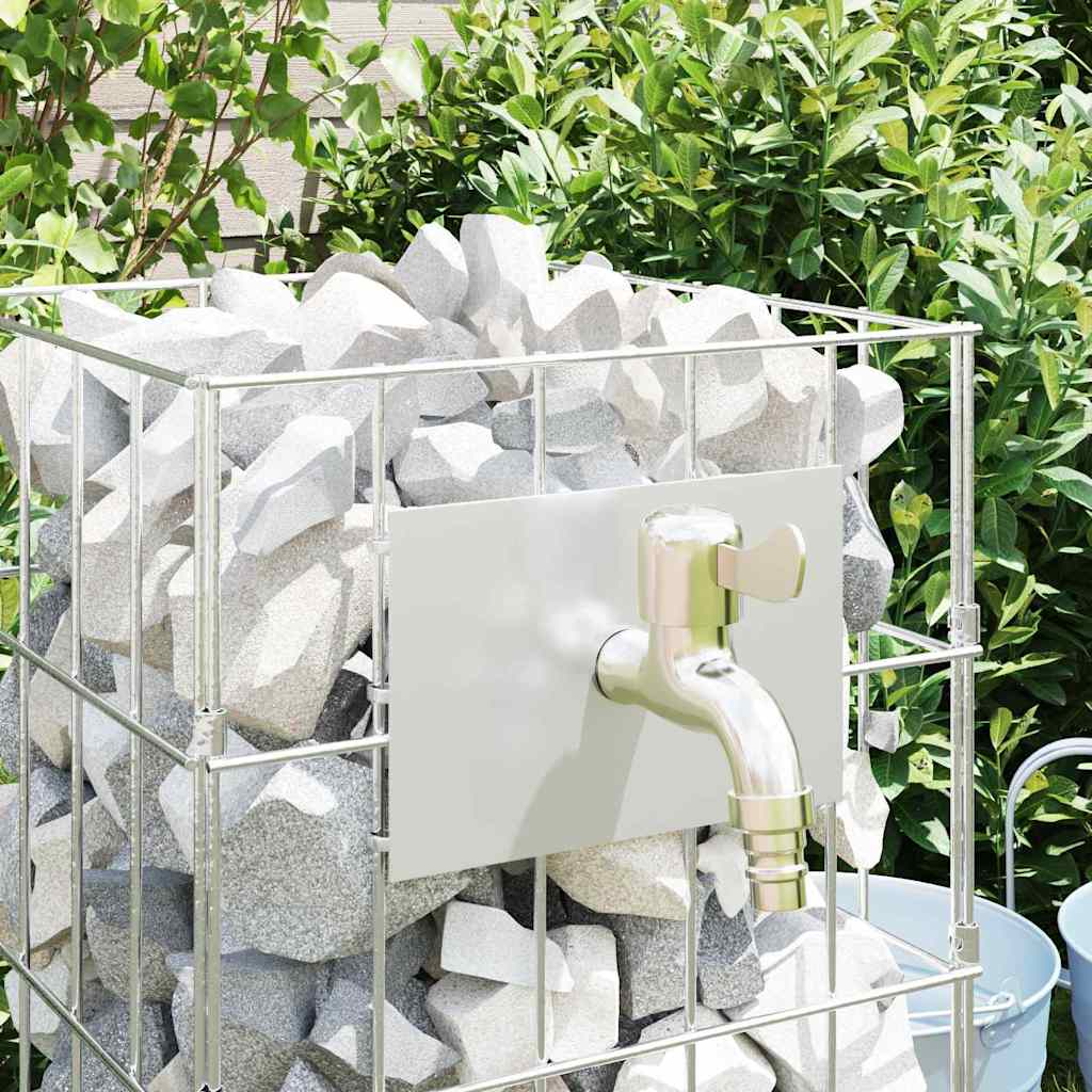 Gabion Kraan Zilver 26 x 25 x 50 cm Roestvrij staal is nu te koop bij PeponiXL, paradijselijk wonen!